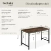 Bureau Style industriel Grand espace pour les jambes