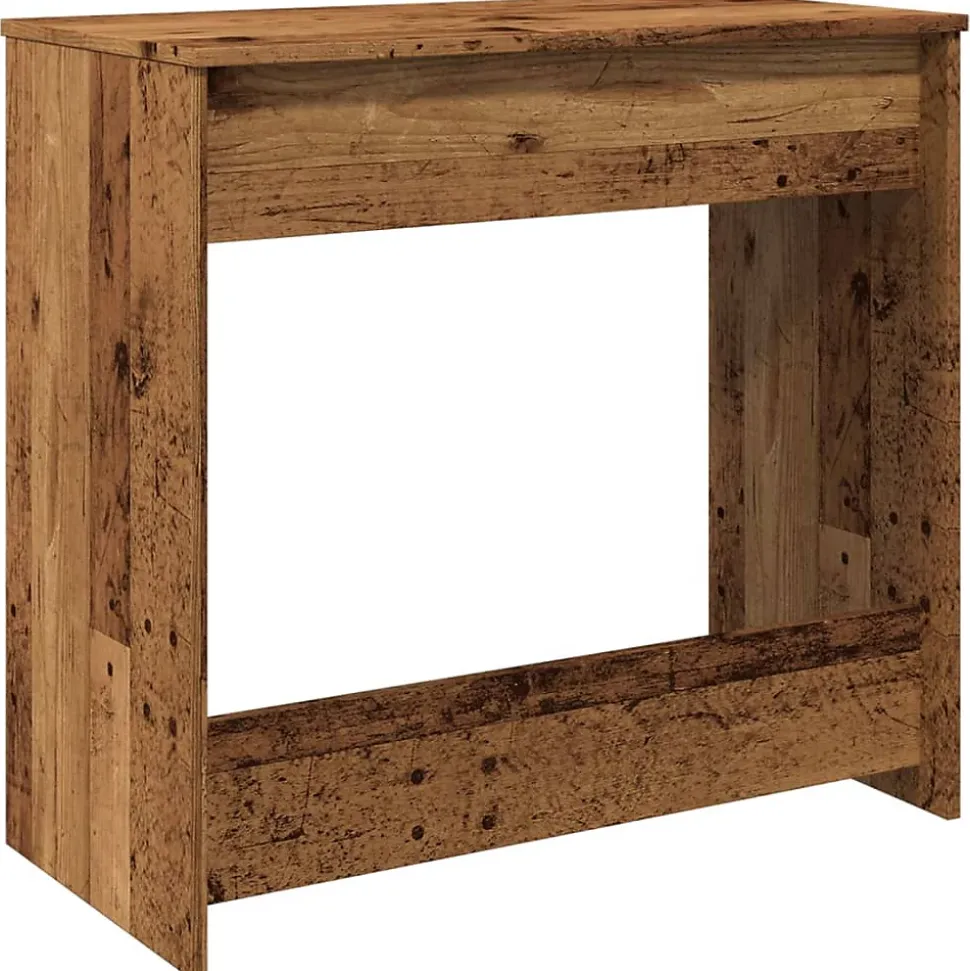 Bureau style vieux bois 80x40x75 cm bois d'ingénierie vidaXL