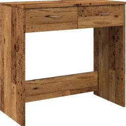 Bureau style vieux bois 80x40x75 cm bois d'ingénierie vidaXL