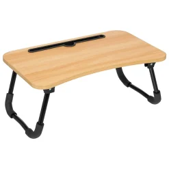 Bureau transportable Athome avec pieds pliable 48x20,5cm - Marron- 5five