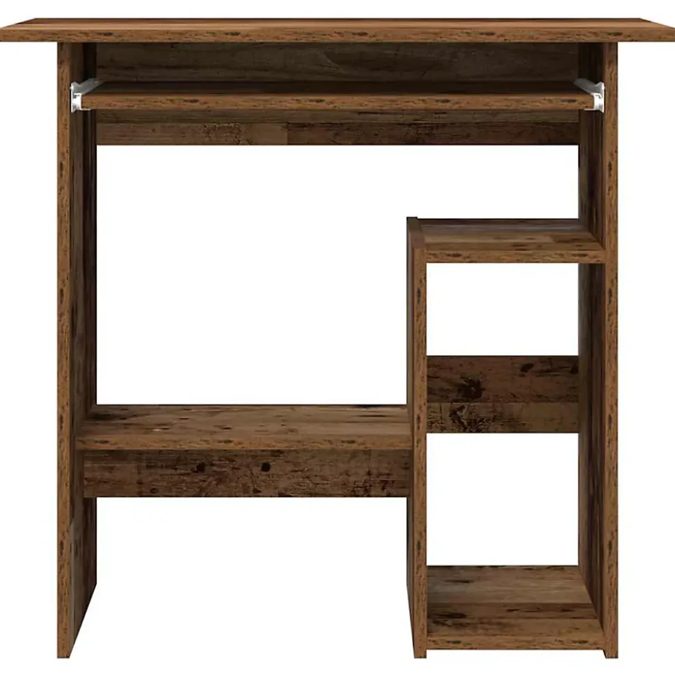 Bureau vieux bois 80x45x74 cm bois d'ingénierie vidaXL