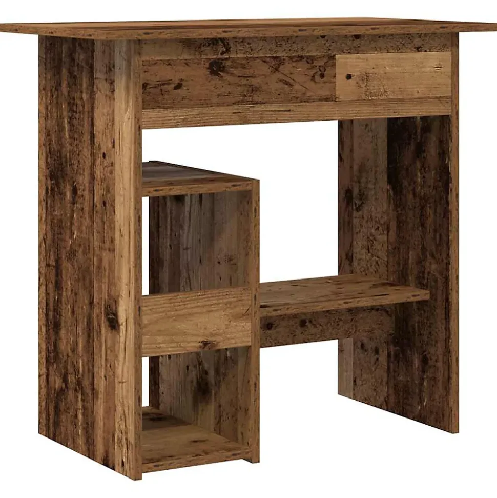 Bureau vieux bois 80x45x74 cm bois d'ingénierie vidaXL