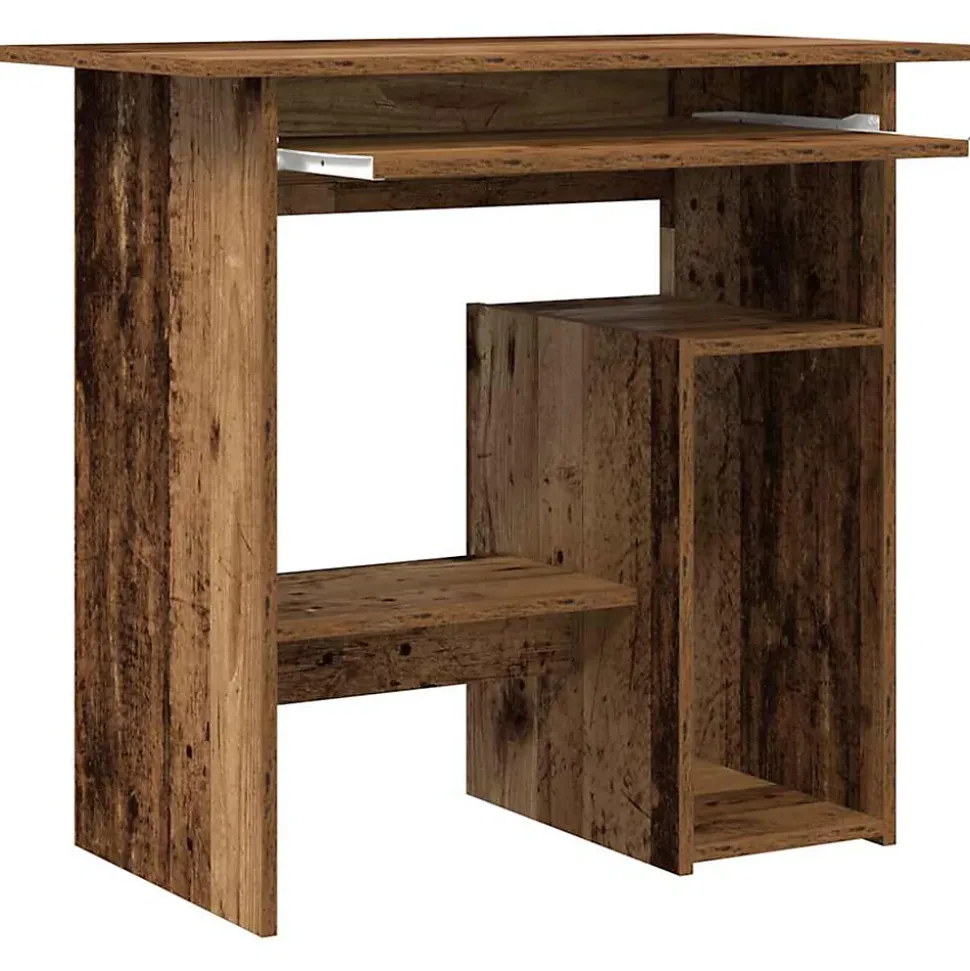 Bureau vieux bois 80x45x74 cm bois d'ingénierie vidaXL