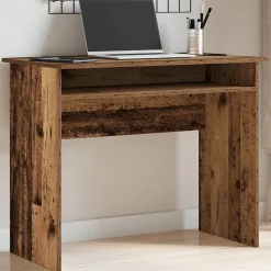 Bureau vieux bois 90x50x74 cm bois d'ingénierie vidaXL
