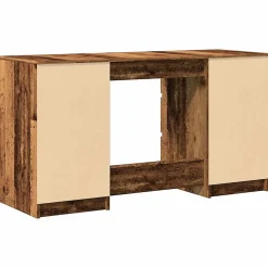 Bureau vieux bois 140x50x77 cm bois d'ingénierie vidaXL