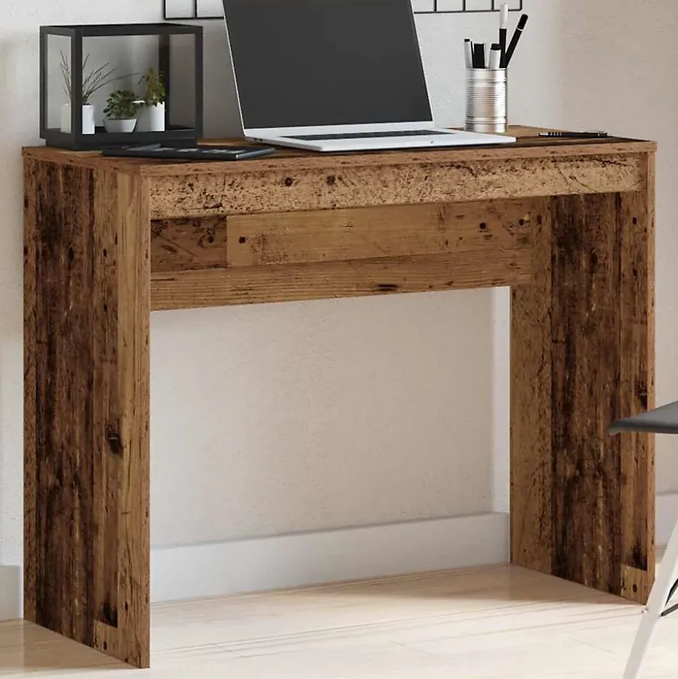 Bureau vieux bois 90x40x72 cm bois d'ingénierie vidaXL