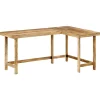 Bureau 165x110x75 cm bois massif de manguier vidaXL