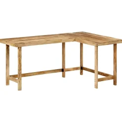 Bureau 165x110x75 cm bois massif de manguier vidaXL