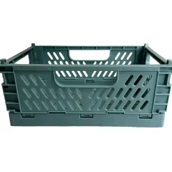 Cagette plastique pliable bleu taille S Guy Levasseur