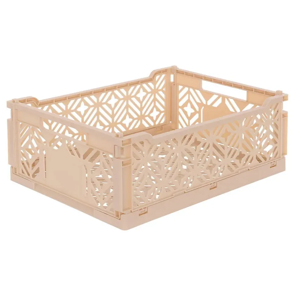 Cagette pliable Arry 40x30cm beige - Atmosphera