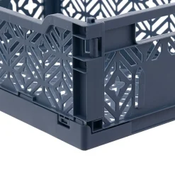 Cagette pliable Arry 30x20cm bleu - Atmosphera