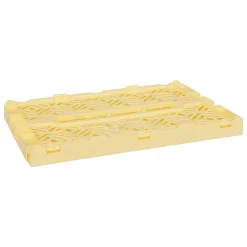Cagette pliante Arry jaune 31x20x11,5cm - Atmosphera