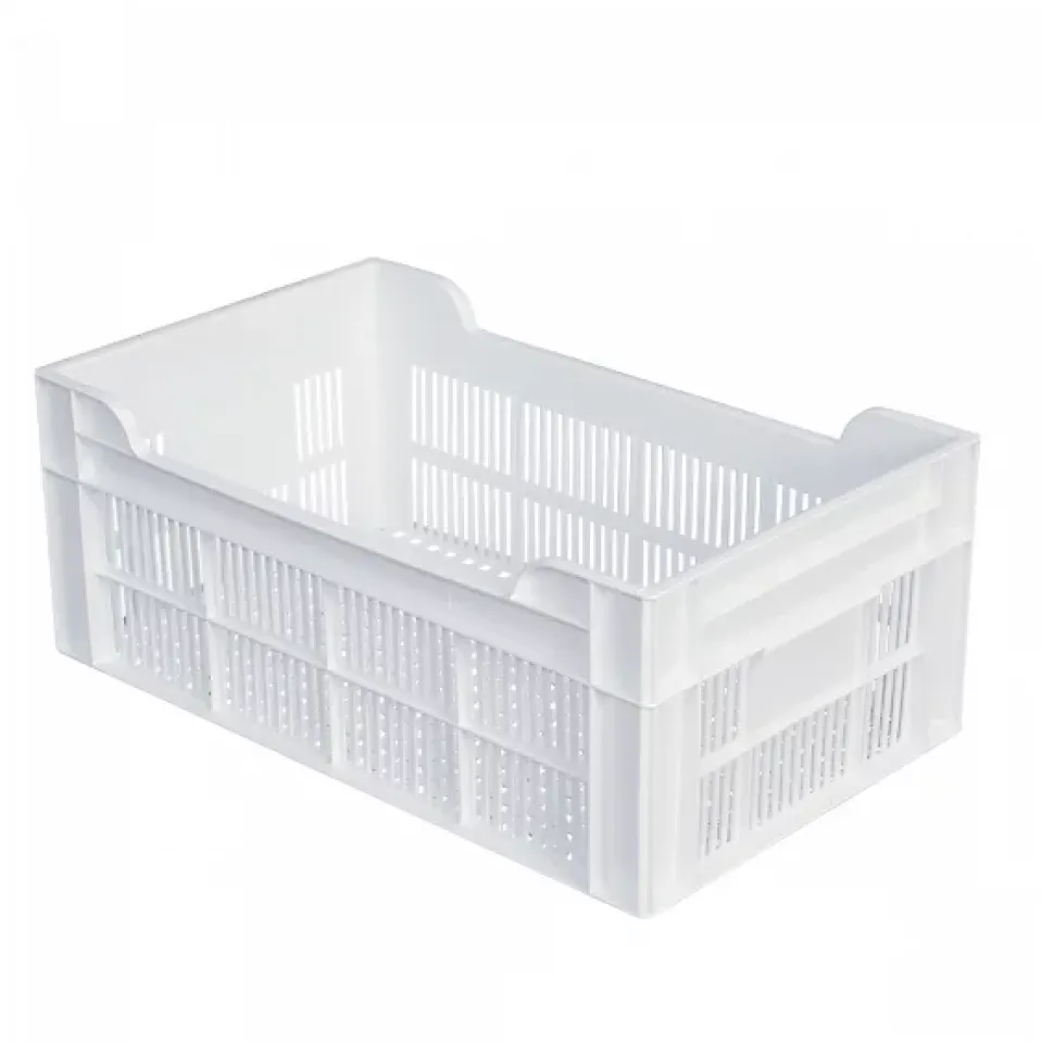 Caisse ajourée 500 x 300 x 200 mm 20 L - blanc