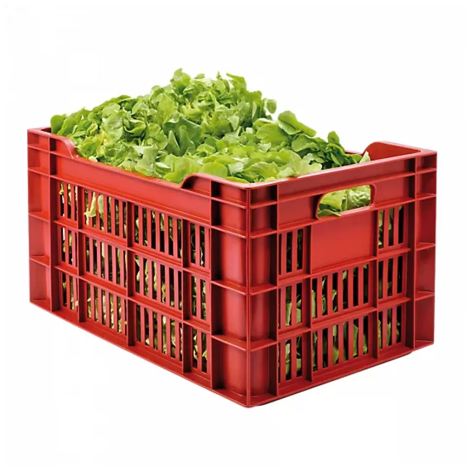 Caisse ajourée 550 x 360 x 290 mm 45 L - brique