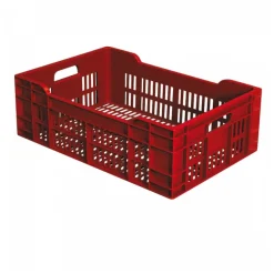 Caisse ajourée 600 x 400 x 200 mm 40 L - brique