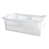 Caisse ajourée empilable emboîtable 600 x 400 x 200 mm - 30 L - blanc