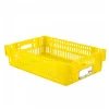 Caisse ajourée empilable emboitable 600 x 400 x 146 mm HACCP - 27 L - jaune