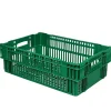Caisse alimentaire ajourée empilable emboitable 37 litres en plastique recyclé