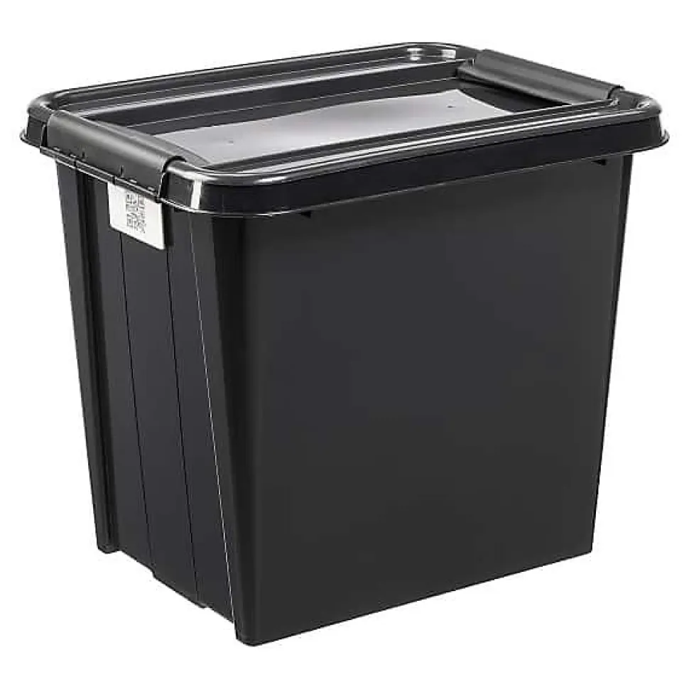 Caisse avec couvercle en Plastique Recyclé 53 litres