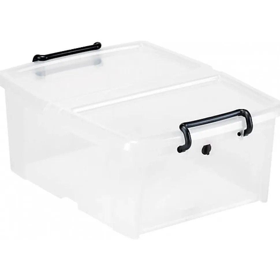 Caisse avec couvercle papillon et ouverture façade 20 l