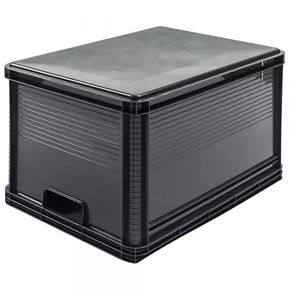 Caisse de rangement alimentaire 64 litres - Noir
