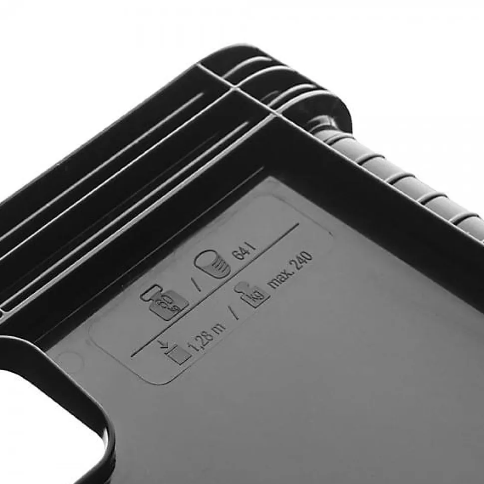 Caisse de rangement alimentaire 64 litres - Noir