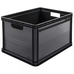 Caisse de rangement alimentaire 64 litres - Noir