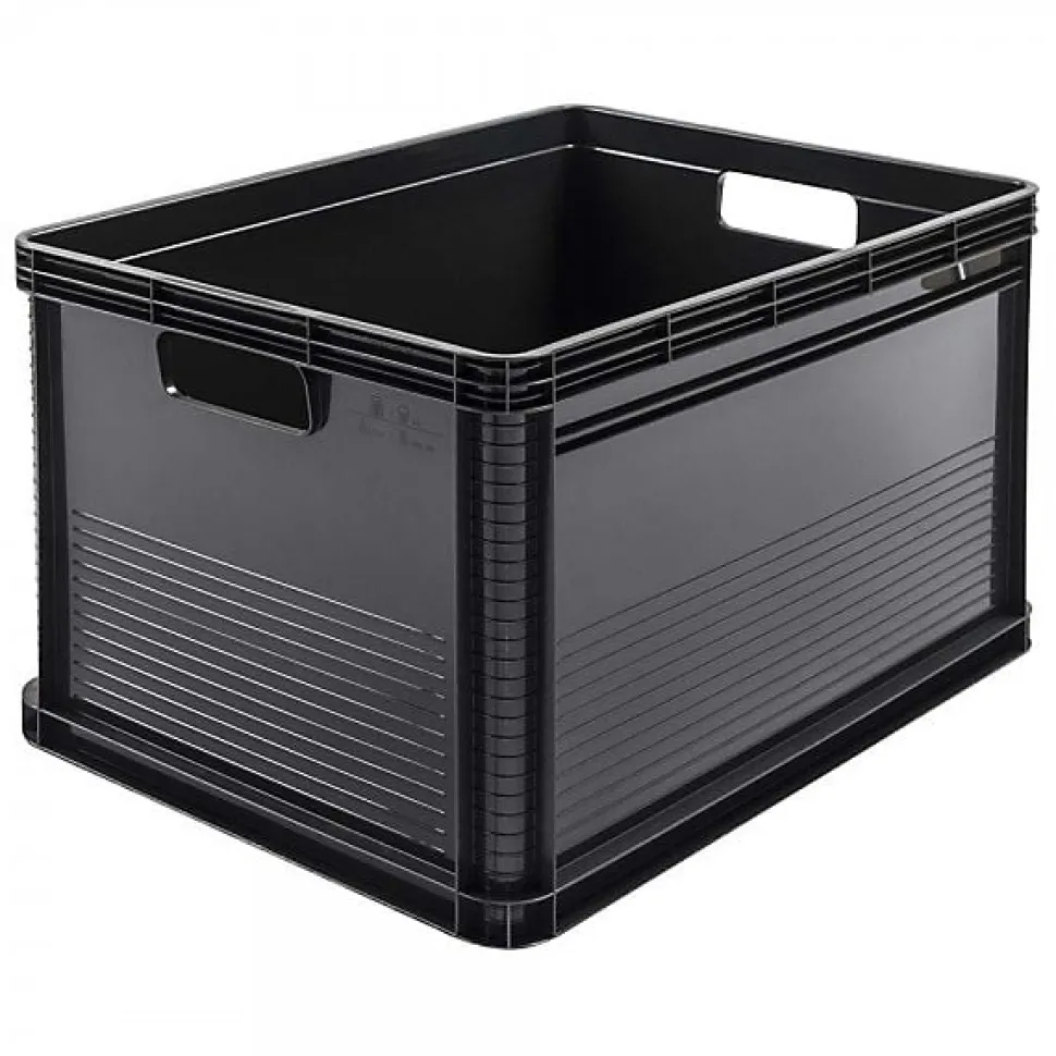 Caisse de rangement alimentaire 64 litres - Noir