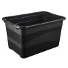 Caisse de rangement avec couvercle 52 litres - Rouge
