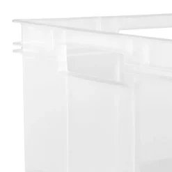 Caisse de rangement Empilable 16 litres Euro-Box M - Naturel