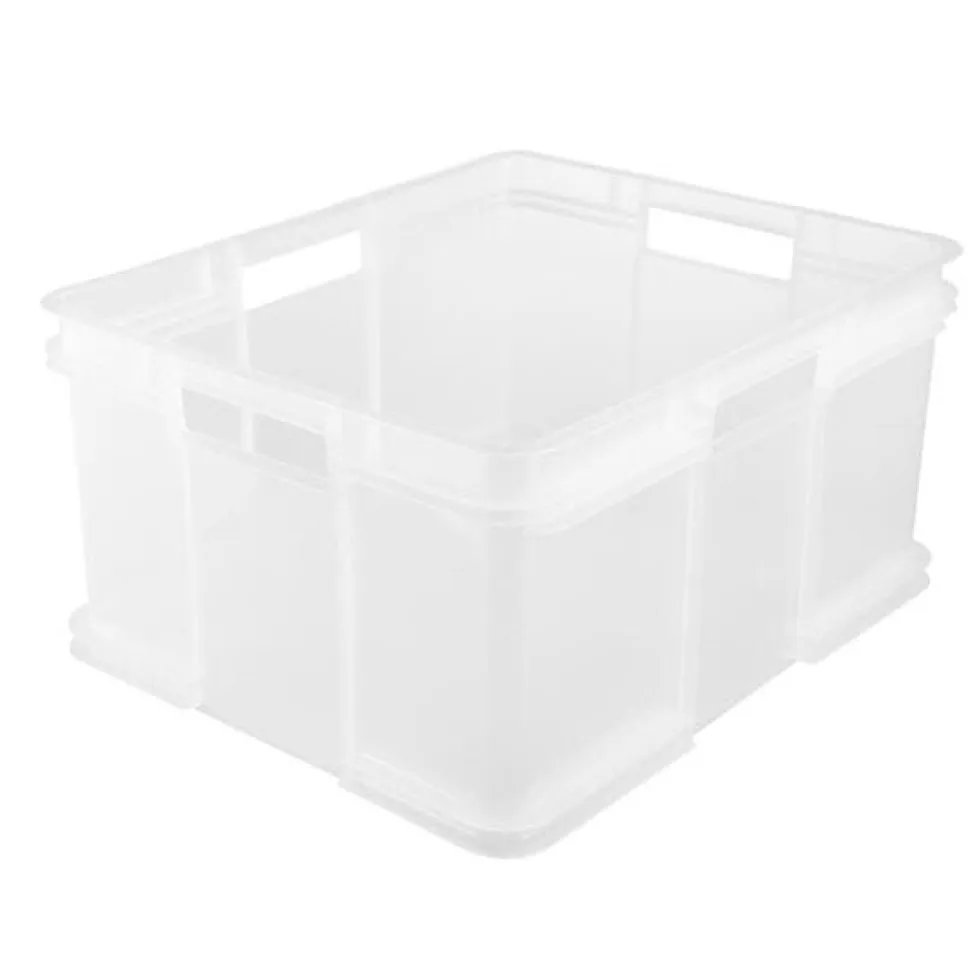 Caisse de rangement Empilable 16 litres Euro-Box M - Naturel