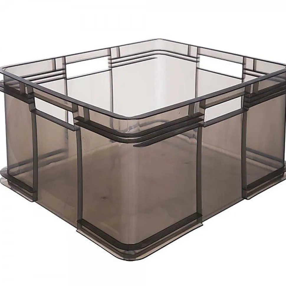 Caisse de Rangement Transparente 54 litres Euro-Box XXL - Gris