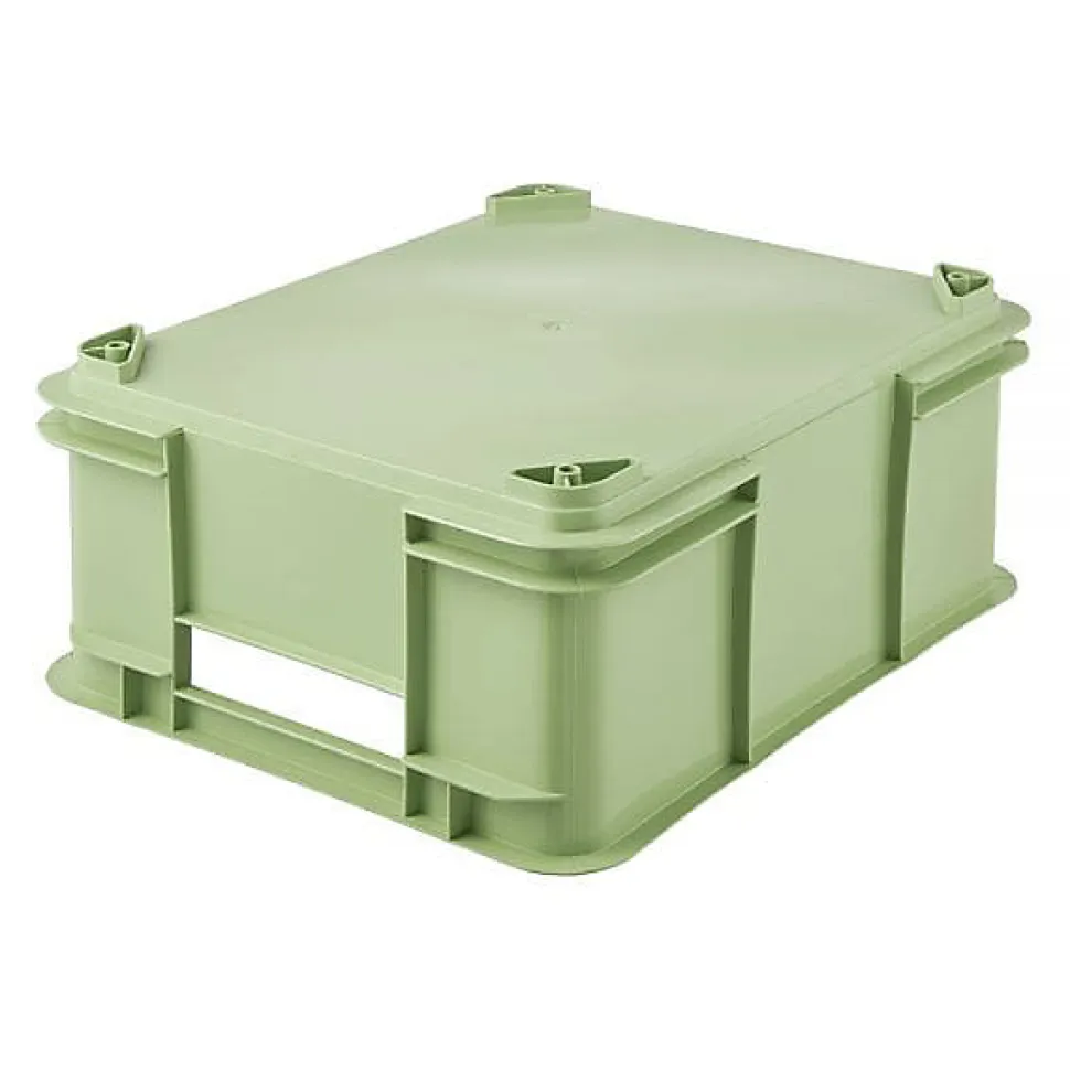 Caisse Empilable en plastique recyclé 20 litres - Vert