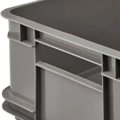 Caisse Empilable en plastique recyclé 20 litres - Gris
