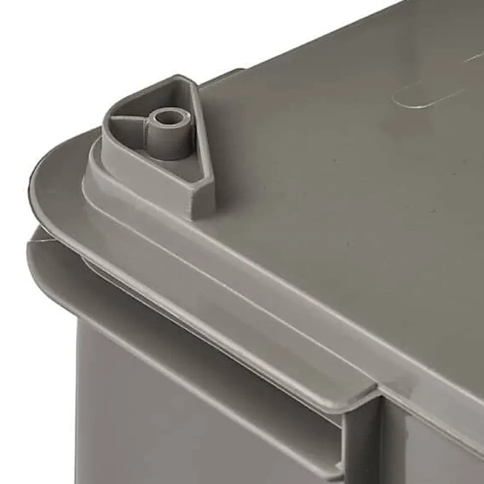 Caisse Empilable en plastique recyclé 20 litres - Gris