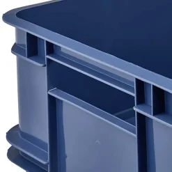 Caisse Empilable en plastique recyclé 20 litres - Bleu Foncé