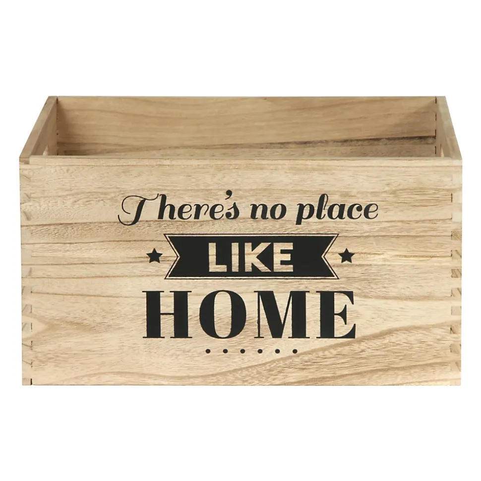 Caisse en bois empilables Home (Lot de 3)