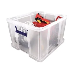 Caisse en plastique avec couvercle professionnelle 48 litres