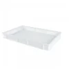 Caisse finement ajourée 600 x 400 x 70 mm 12 L - blanc