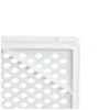 Caisse finement ajourée échancrée avec poignées 600 x 400 x 175 mm - 32 L - blanc