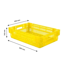 Caisse liaison froide 27 L - jaune