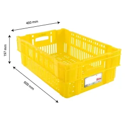 Caisse liaison froide HACCP 37 L - jaune