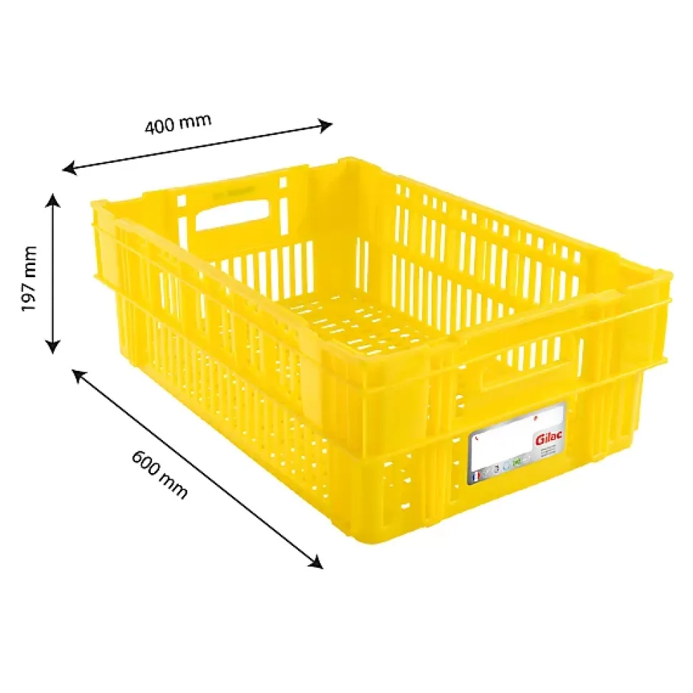 Caisse liaison froide HACCP 37 L - jaune