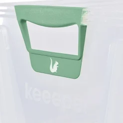 Caisse Plastique Empilable Translucide 20 litres - Naturel