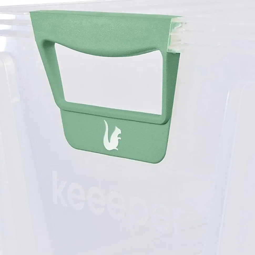 Caisse Plastique Empilable Translucide 20 litres - Naturel