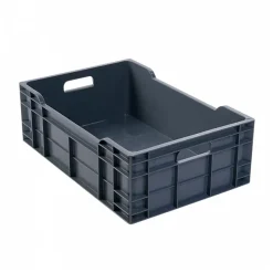 Caisse pleine 600 x 400 x 200 mm 40 L - gris