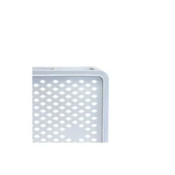 Caisse renforcée ajourée avec poignées empilable 18L - 400 x 350 x 160 gris