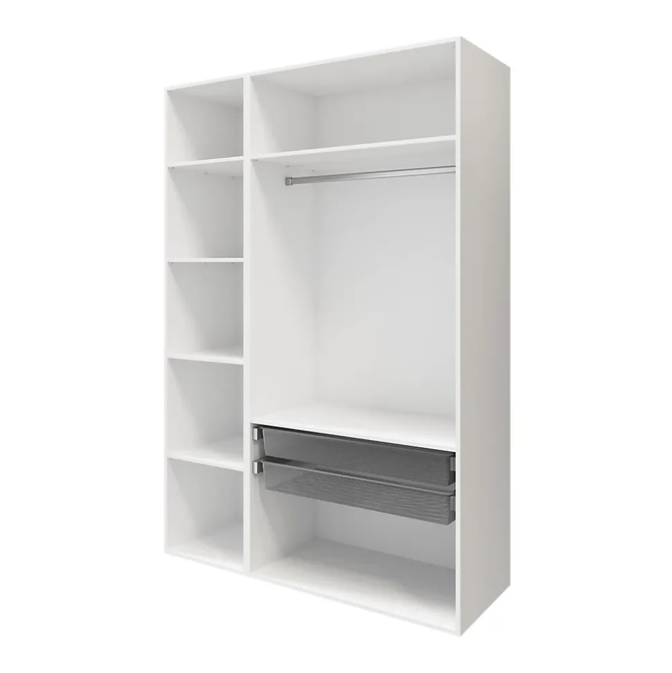 Caisson blanc GoodHome Atomia H. 225 x L. 100 x P. 58 cm