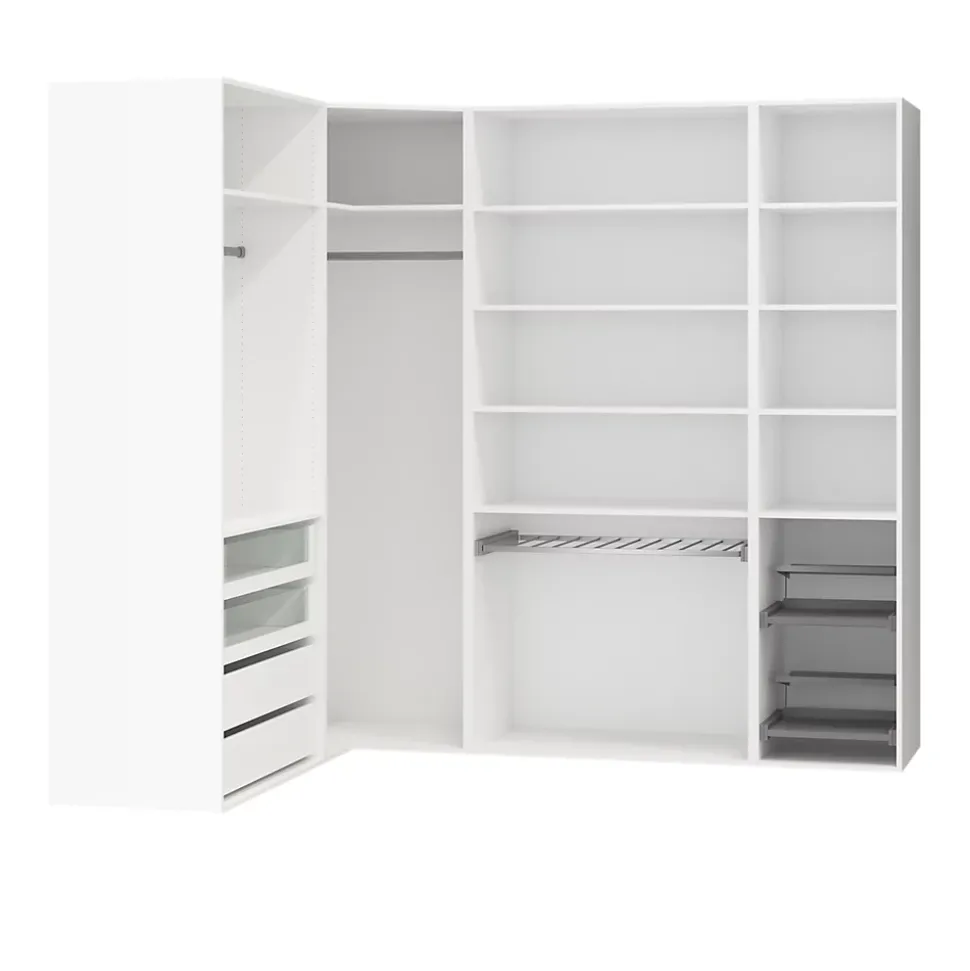 Caisson blanc GoodHome Atomia H. 225 x L. 100 x P. 58 cm