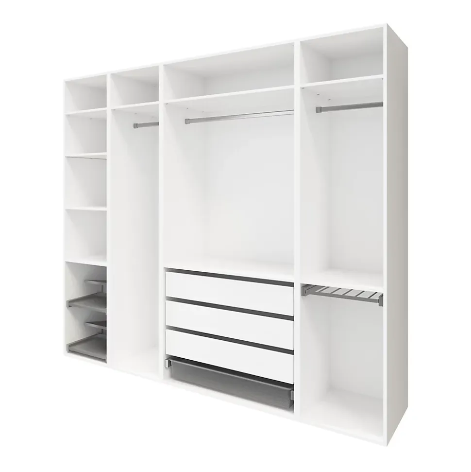 Caisson blanc GoodHome Atomia H. 225 x L. 100 x P. 58 cm